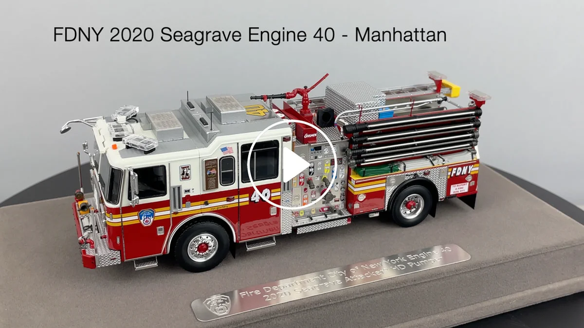 Fire Replicas FDNY 2020 Seagrave Attacker HD Engine 40