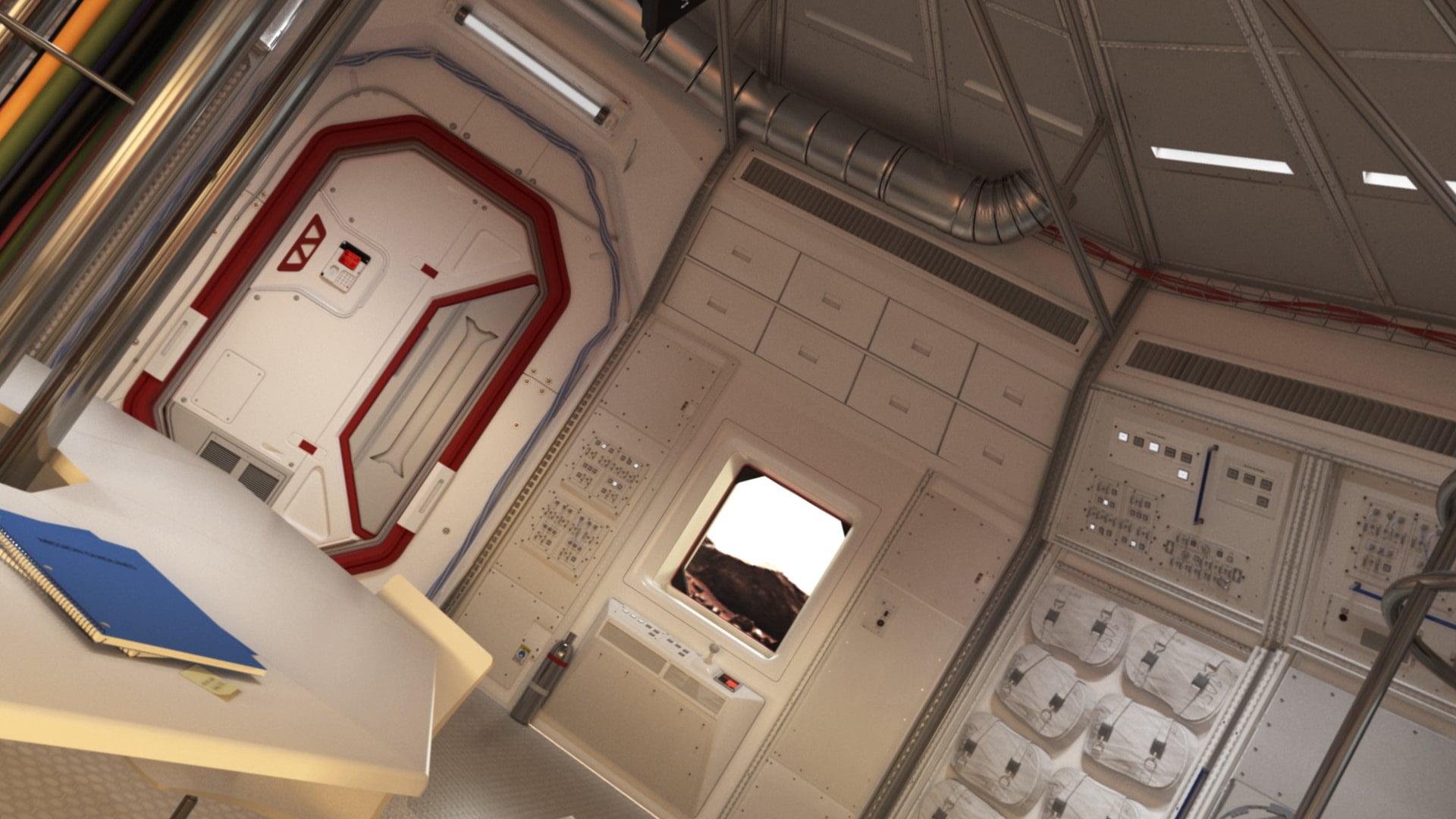 Mars Station 360 Environment