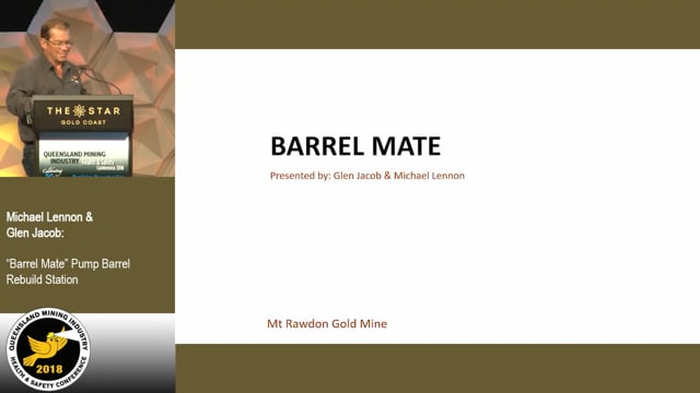 Lennon/Jacob - “Barrel Mate” Pump Barrel Rebuild Station