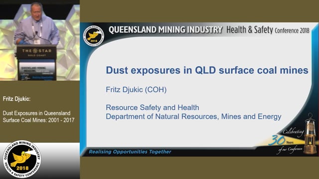 Djukic - Dust Exposures in Queensland Surface Coal Mines: 2001 – 2017