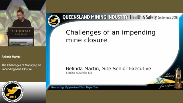 Martin - The Challenges of Managing an Impending Mine Closure