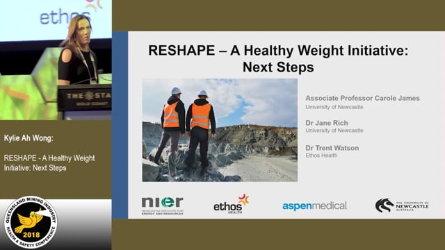 James - RESHAPE – A Healthy Weight Initiative: Next Steps