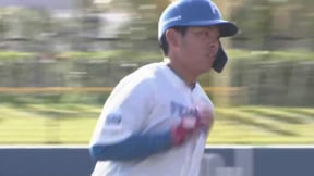 【練習試合】ファイターズ・野村佑希がセンターバックスクリーンへソロホームラン!!  2023年2月23日 北海道日本ハムファイターズ 対 千葉ロッテマリーンズ