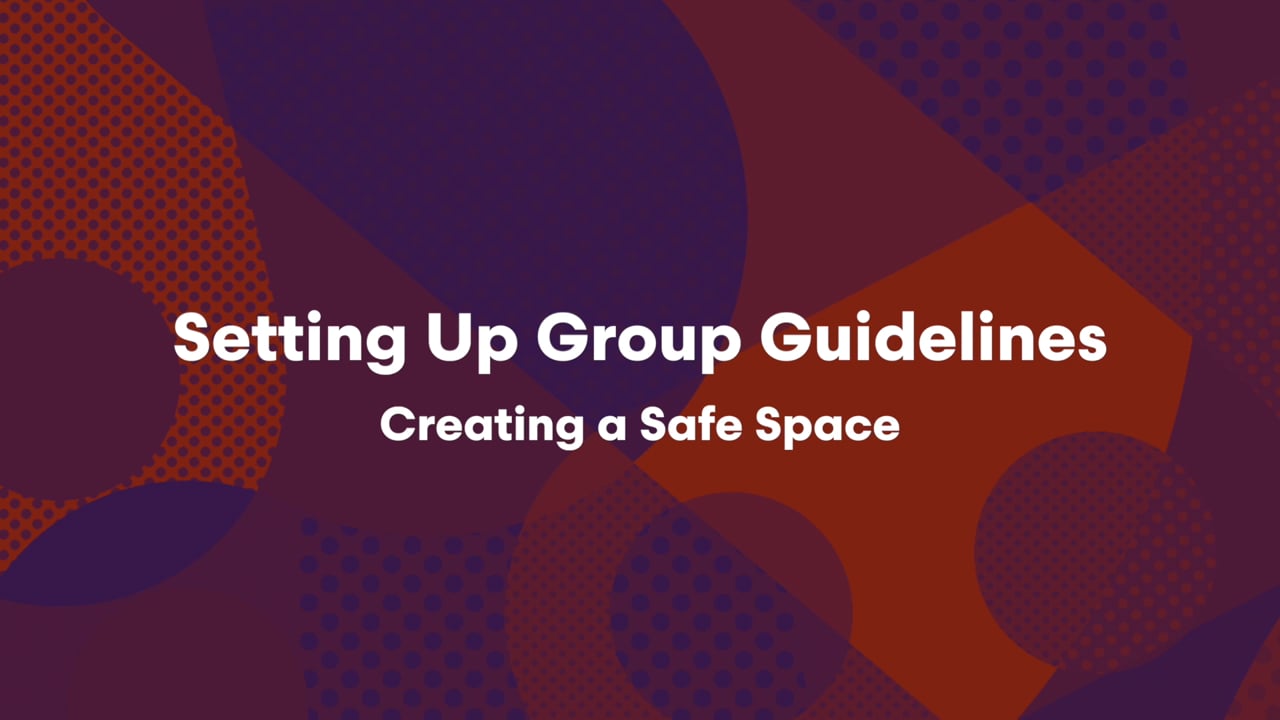 Setting up Group Guidelines