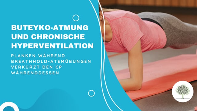 Planken während Breathhold-Atemübungen verkürzen den CP währenddessen. 