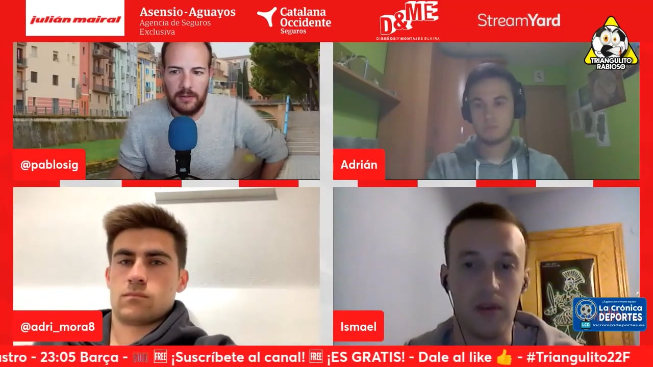 (Jornada 22 - 3ª División) TERTULIA UD BARBASTRO / Fuente: Canal YouTube El Triangulito Rabioso