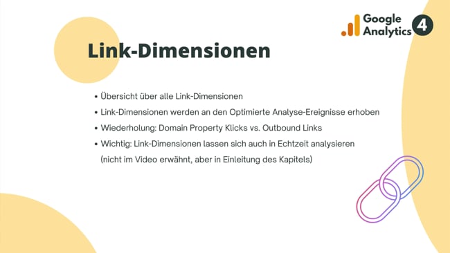 Link-Dimensionen