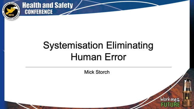 Storch - Systemisation Eliminating Human Error