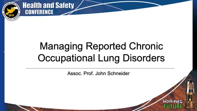 Schneider - Managing Reported Chronic Occupational Lung Disorders