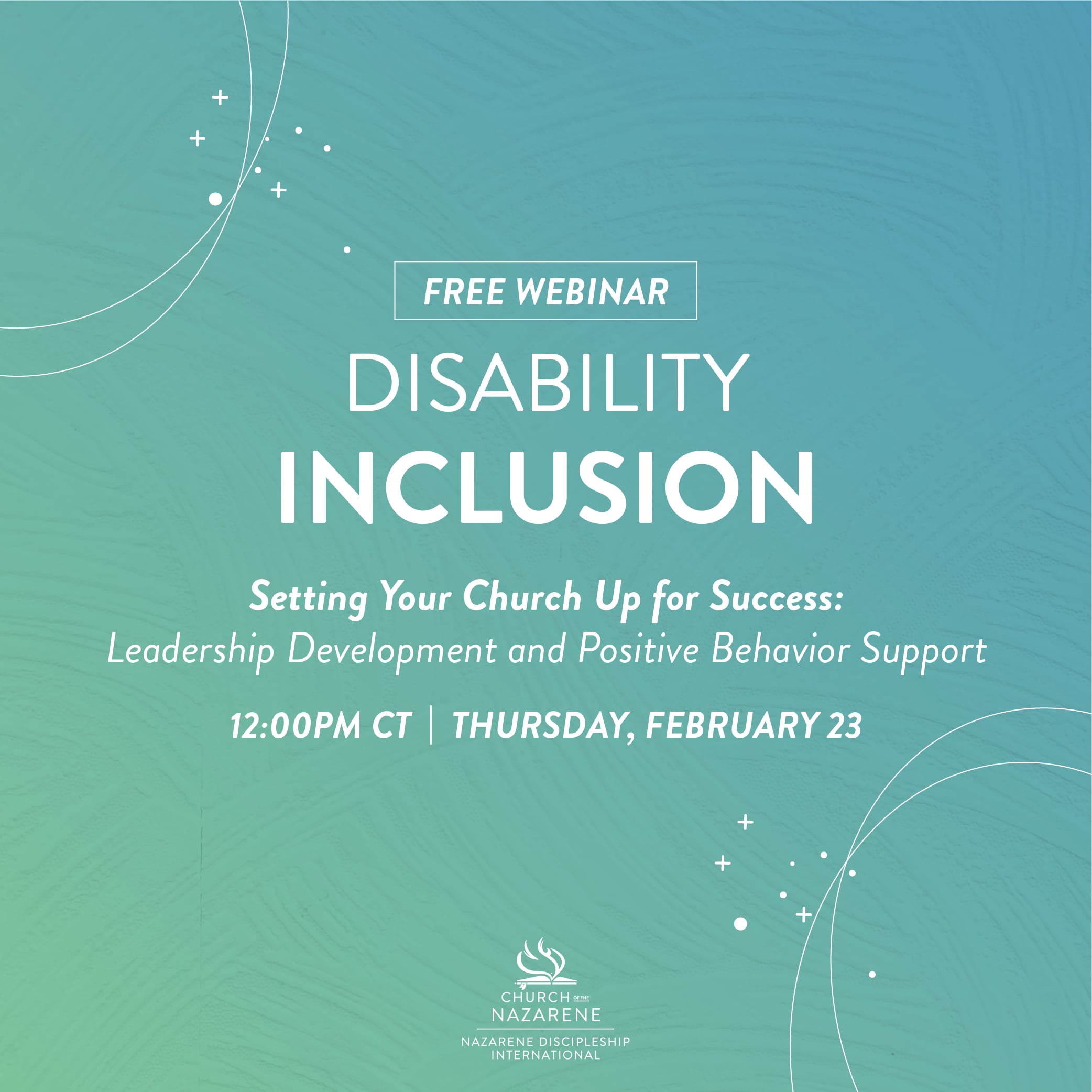 Disability Inclusion - Setting Your Church Up for Success: Leadership ...