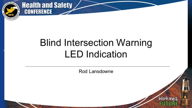 Lansdowne - Blind Intersection Warning LED Indication