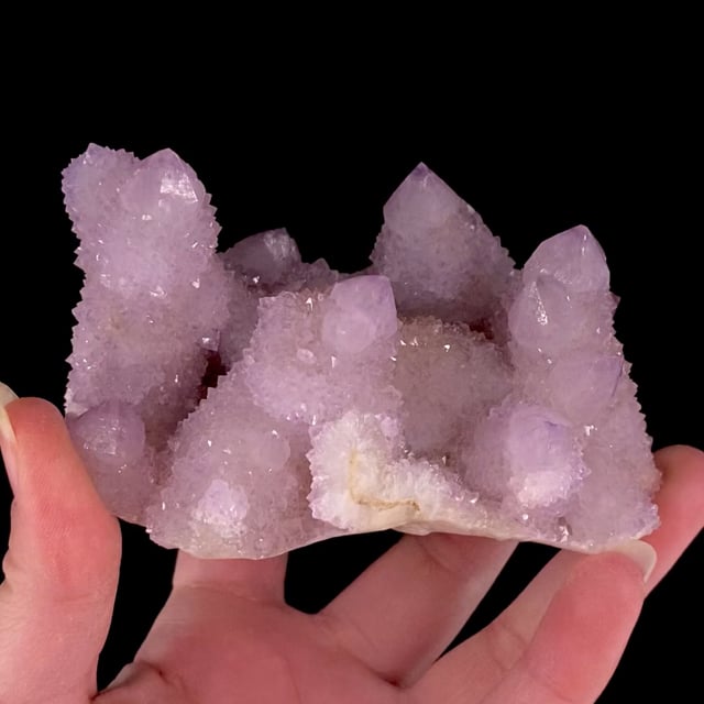 Quartz var: Amethyst (''Cactus'' style crystals)