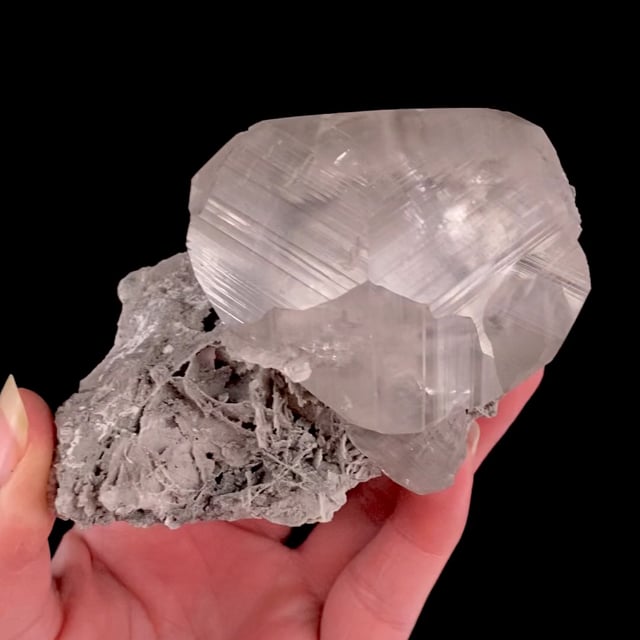 Calcite (gemmy crystal)