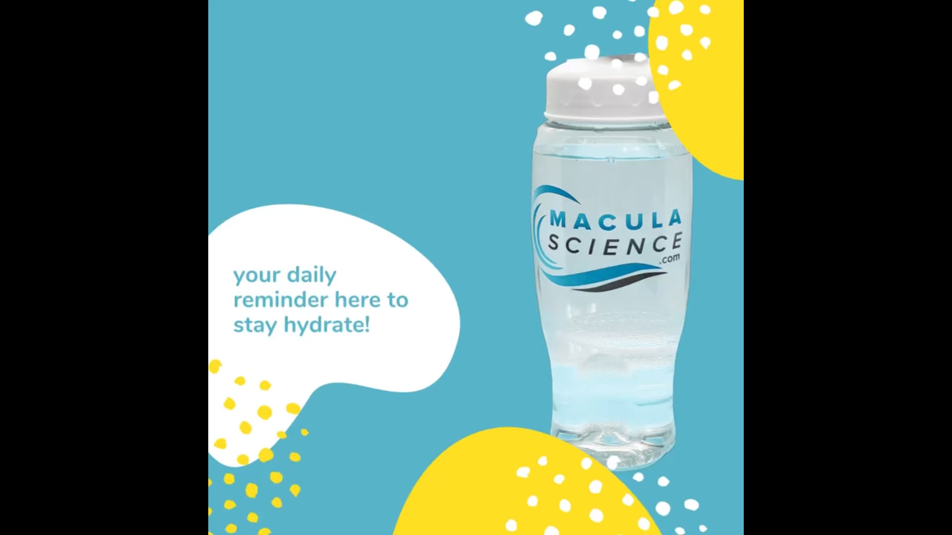 Macula Science Water Bottle
