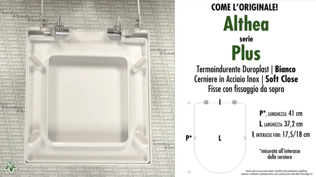 COPRIWATER QUADRATO SLIM IN TERMOINDURENTE BIANCO