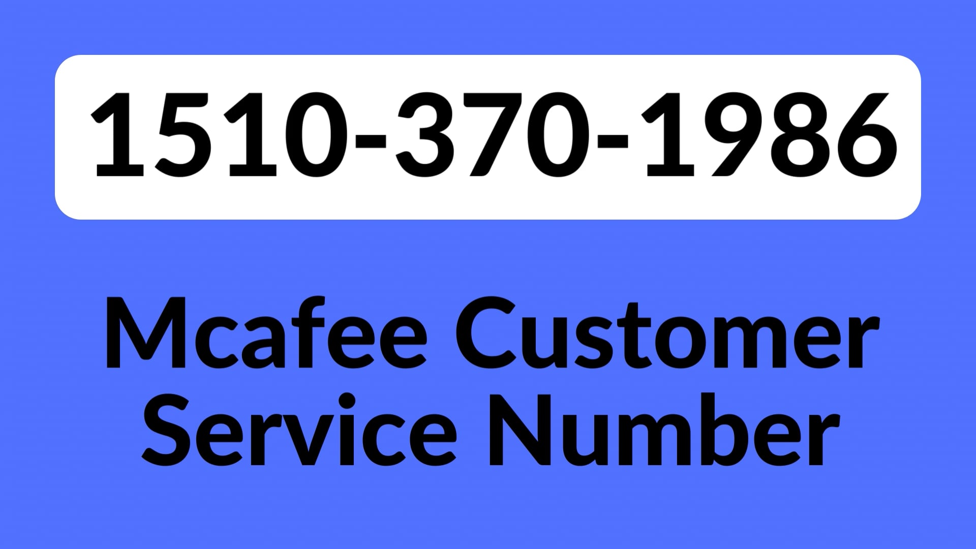 1510-370-1986 Mcafee Customer Service Number.mp4 on Vimeo