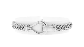 Sterling Silver Cestina-Link Bracelet