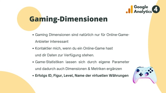 Gaming-Dimensionen