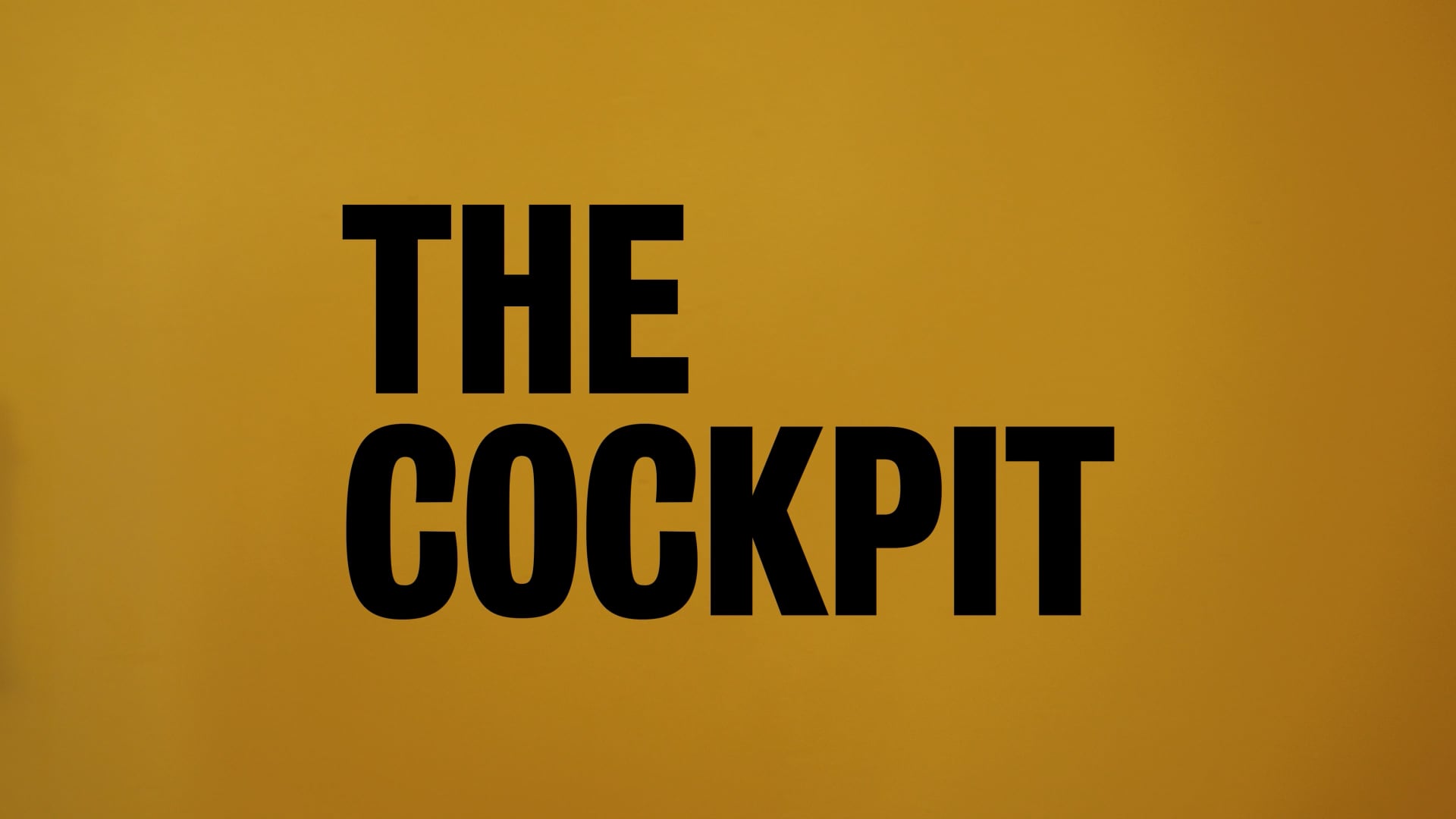 The Cockpit - walkaround