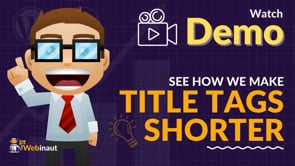 [DEMO] Shortening title tags with the SEO Framework