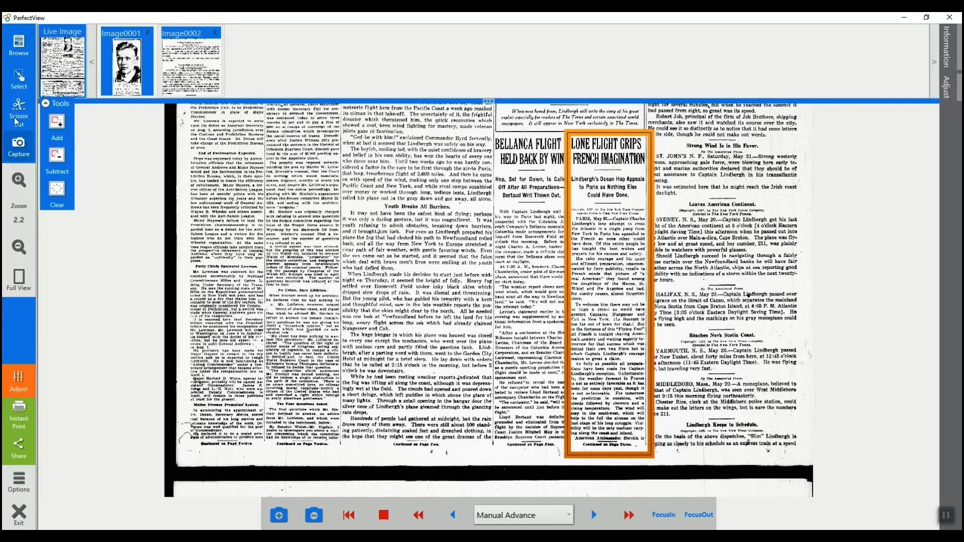 ViewScan 4 Microfilm Scanner with PerfectView Software