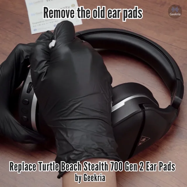 How to Replace Turtle Beach Stealth 700 Gen 2 Headphones Ear Pads Cushions Geekria