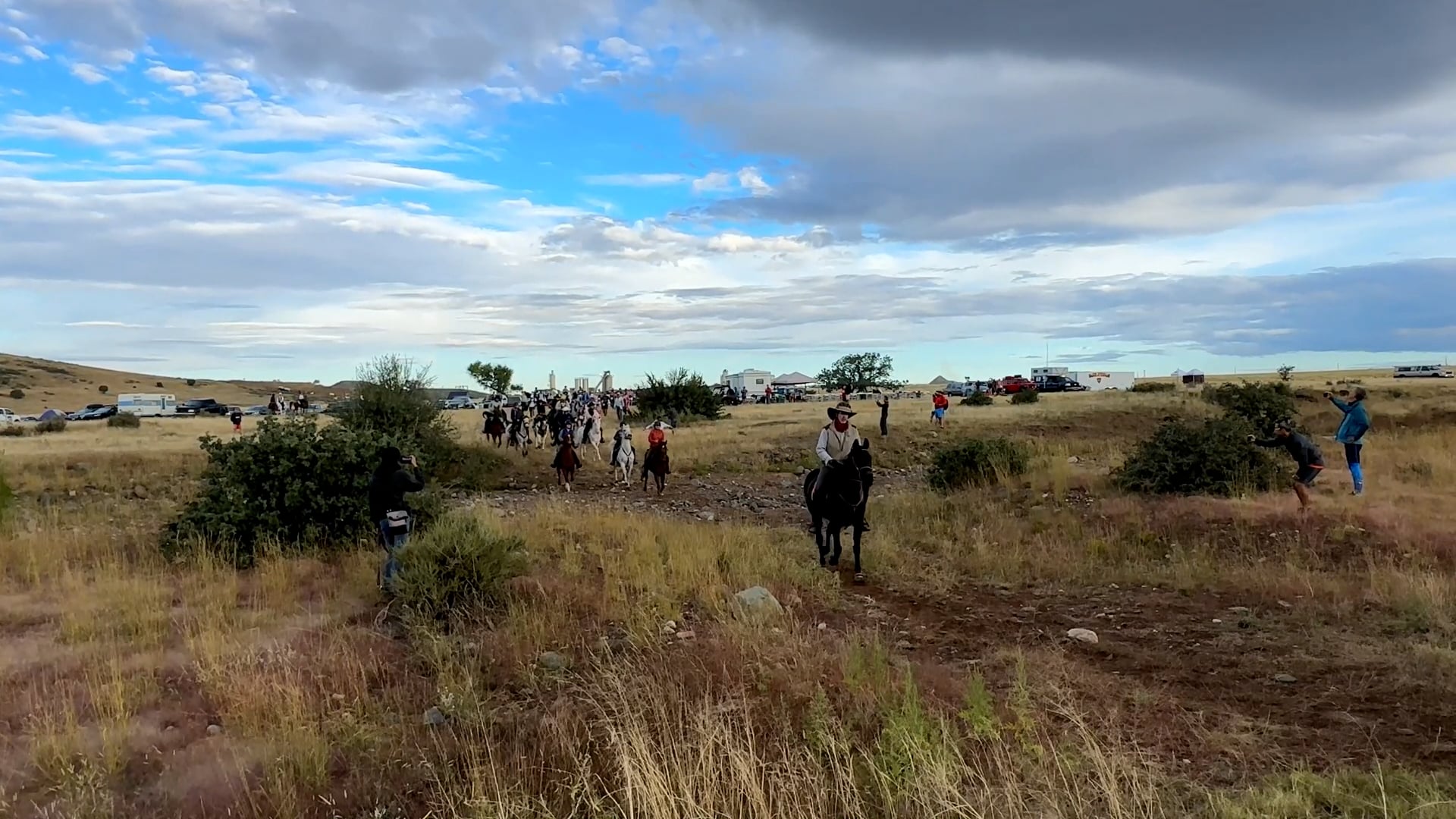 Man Against Horse Race