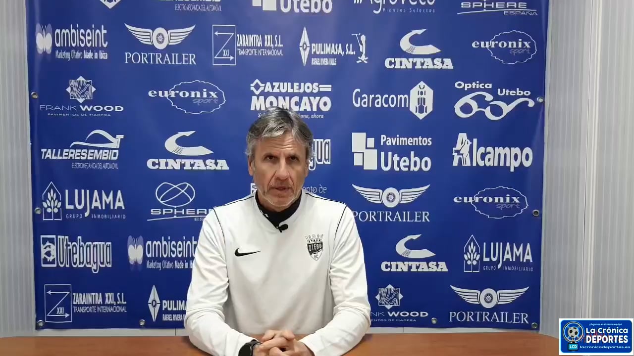 LA PREVIA / SD Beasain - Utebo FC / JUAN CARLOS BELTRÁN (Entrenador Utebo) Jornada 23 / 2ª RFEF - Grupo 2 / Fuente: Utebo FC