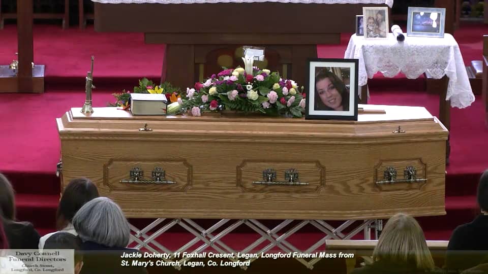 Jackie Doherty, 11 Foxhall Cresent, Legan, Longford Funeral Mass from