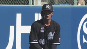 【プレシーズンマッチ】山本大斗も激走!! マリーンズ・福田光輝 タイムリー2ベースヒット!!  2023年2月26日 埼玉西武ライオンズ 対 千葉ロッテマリーンズ