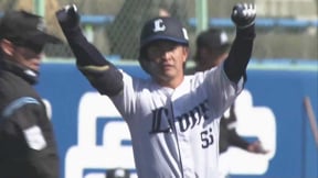 【プレシーズンマッチ】2日連続タイムリーでアピール!! ライオンズ・川野涼多 勝ち越し3ベースヒット!!  2023年2月26日 埼玉西武ライオンズ 対 千葉ロッテマリーンズ
