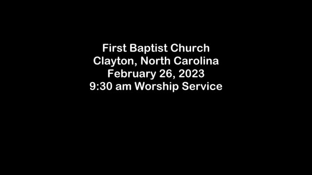 First Baptist Church Worship on Vimeo