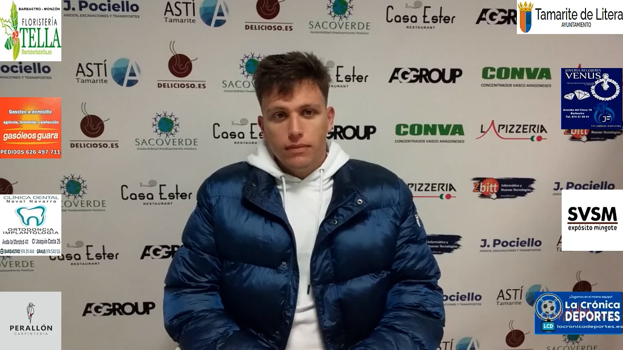 ALEXIS ESPINOSA (Jugador CDJ TAMARITE) CDJ Tamarite 1-0 CD Binéfar / J 23 / 3ª División