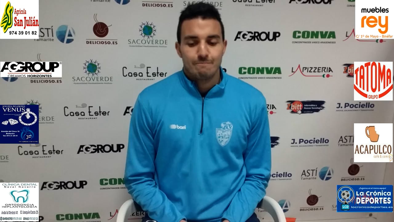 AMINE (Jugador CD BINÉFAR) CDJ Tamarite 1-0 CD Binéfar / J 23 / 3ª División