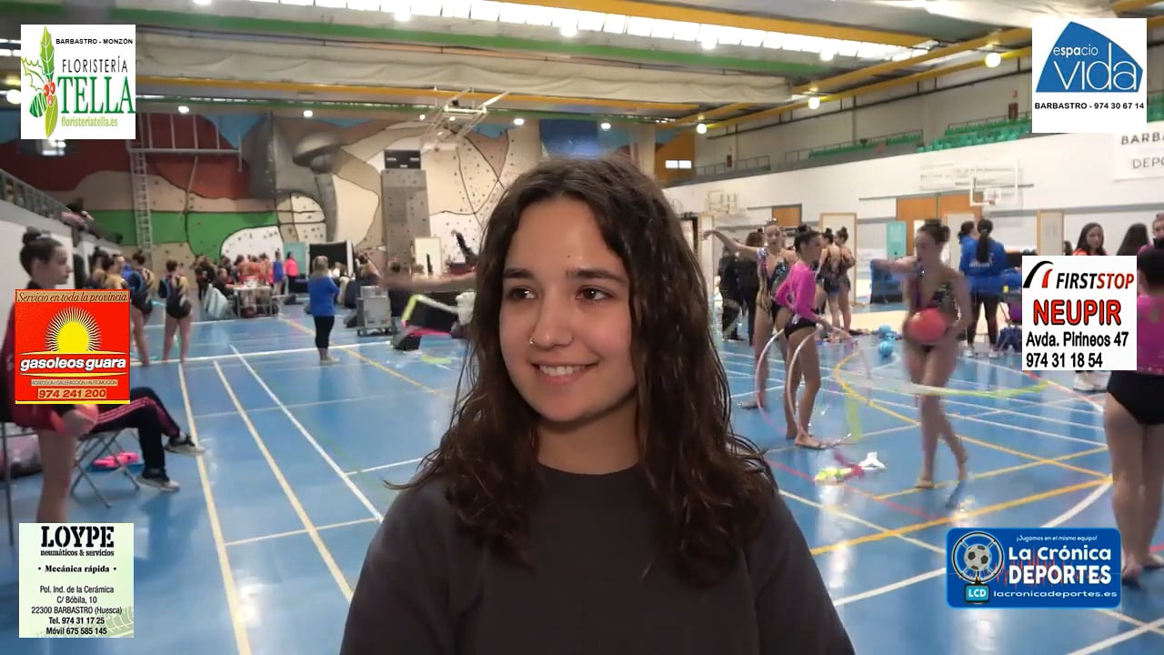 NEREA ABAD (Entrenadora Club 2000 Barbastro y Club 90 Huesca) I Fase del Torneo de Promoción de Aragón de Gimnasia Rítmica / "Barbastro 25 y 26.Febrero.2023"