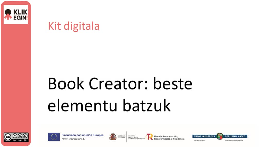 Kit Digitala Book Creator. Beste elementu batzuk on Vimeo