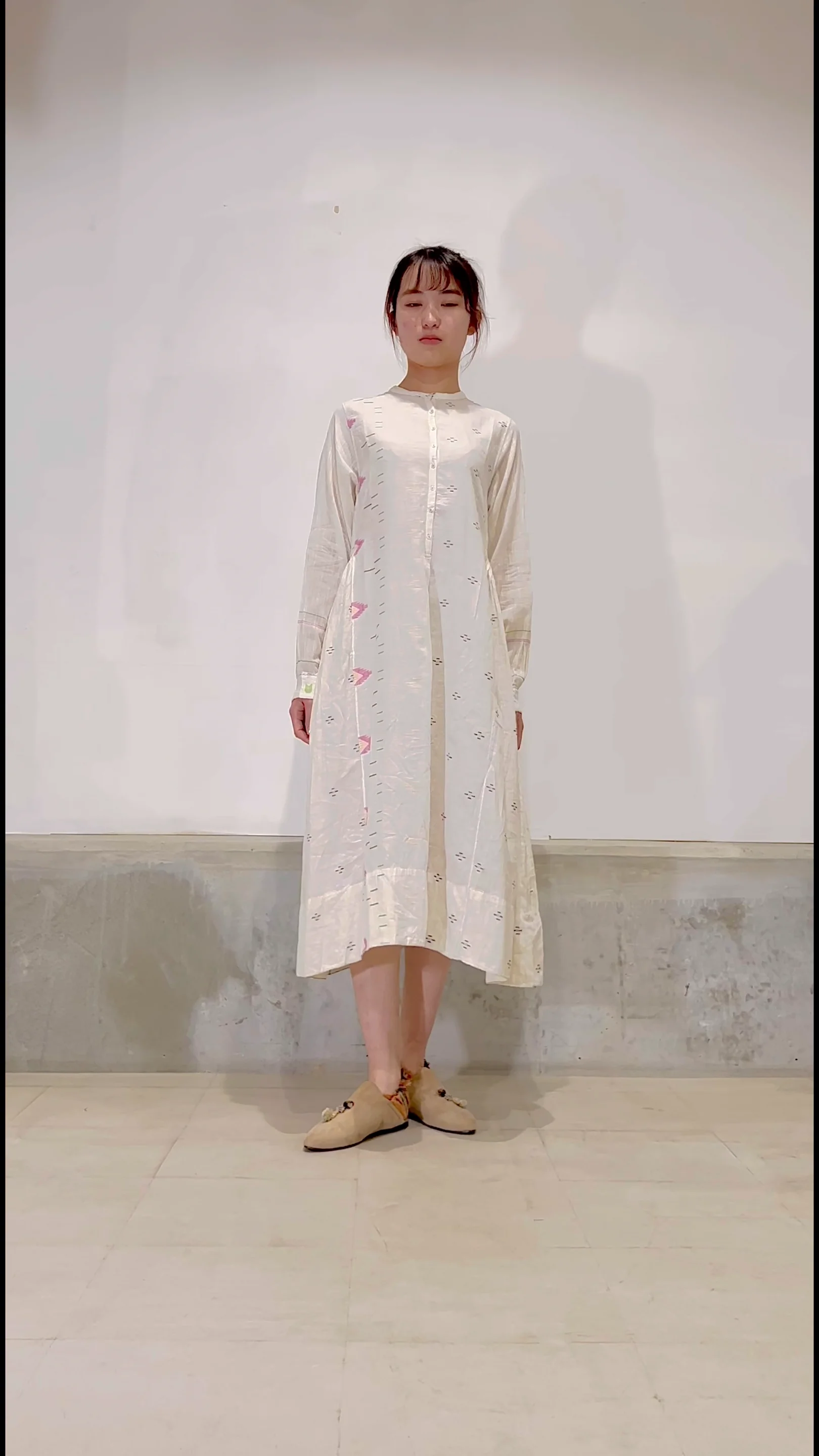 残り僅か】injiriコットン100%/ドレス654/White | ETTA 残り僅か】injiriコットン100%/ドレス654/White | ETTA