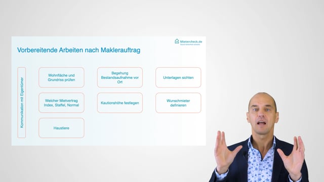 Was muss ich als Vermietungsmakler beachten?
