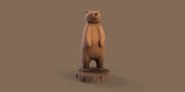 ArtStation - Bear Sculpt in Blender