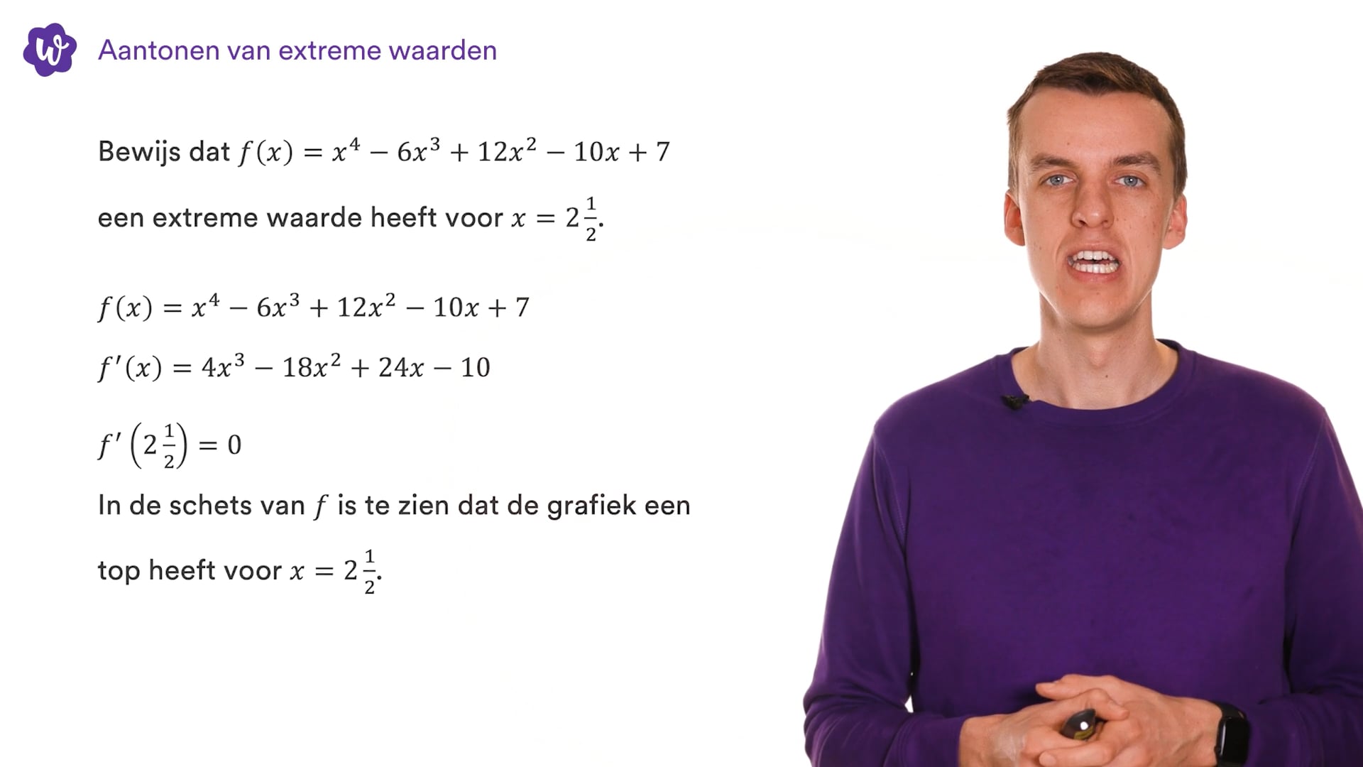 Oefen met Differentiaalrekening uit Getal en Ruimte 4/5/6 vwo 12 StudyGo