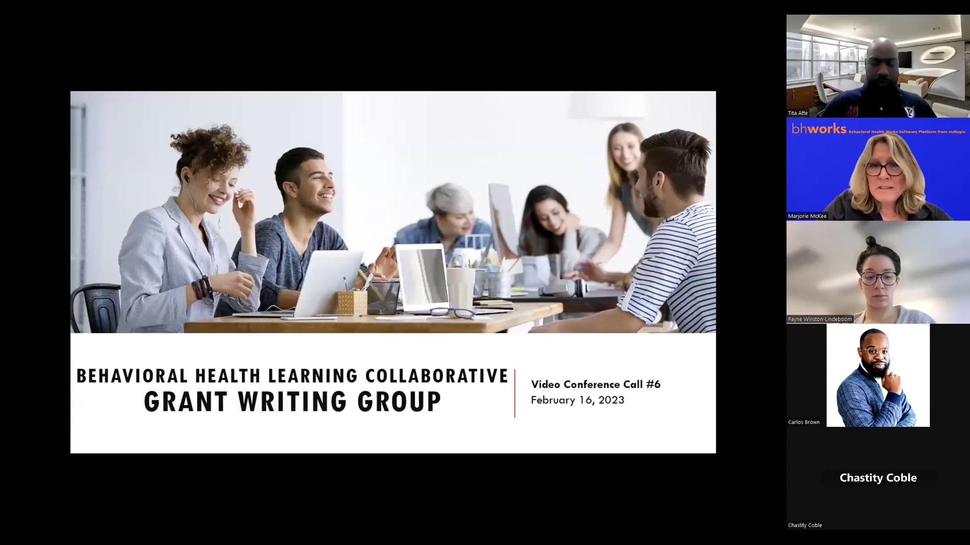 BHLC Grant Writing Group Call 6