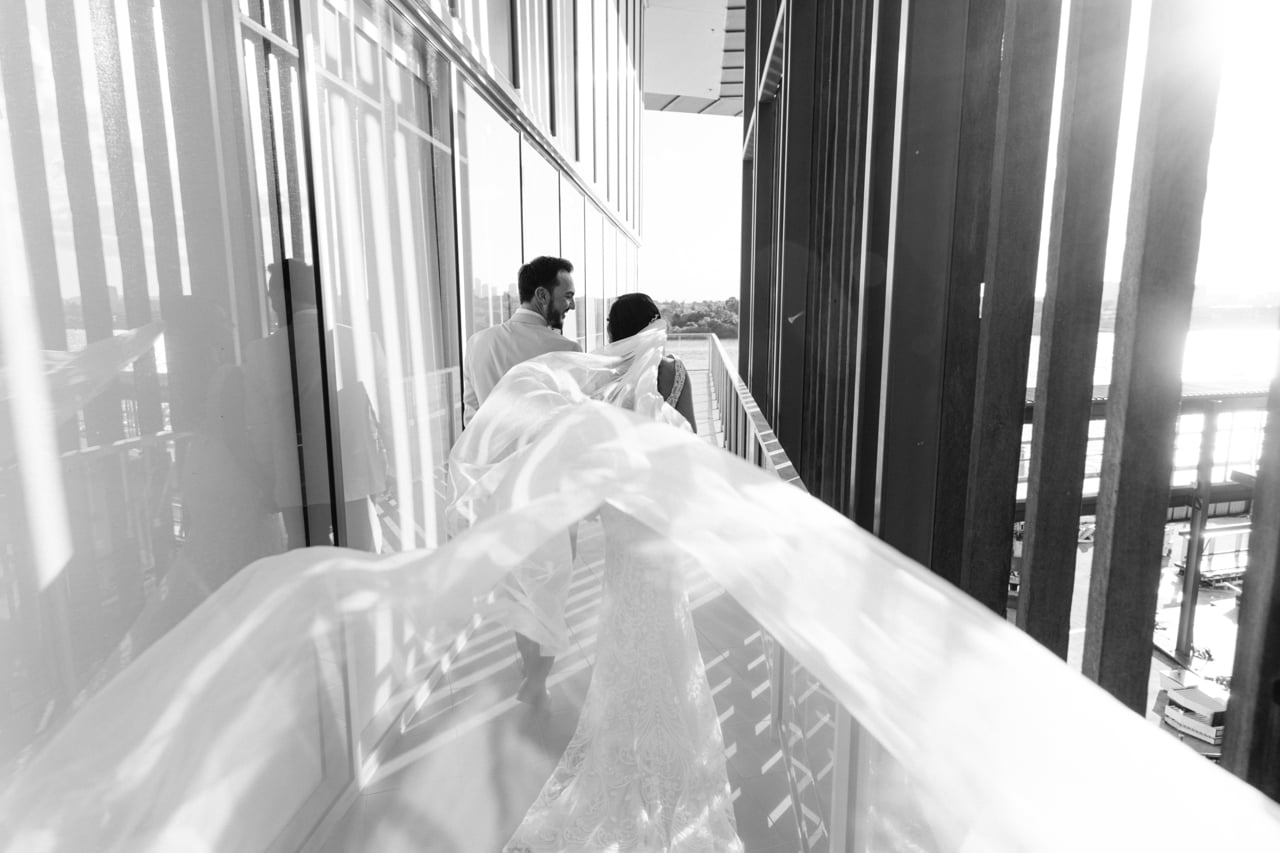 Waters Edge Portside Wedding Video, Brisbane - Thanushala and Alex