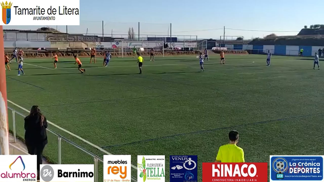 (RESUMEN y GOL) CDJ Tamarite 1-0 CD Binéfar / Jornada 23 / 3ª División