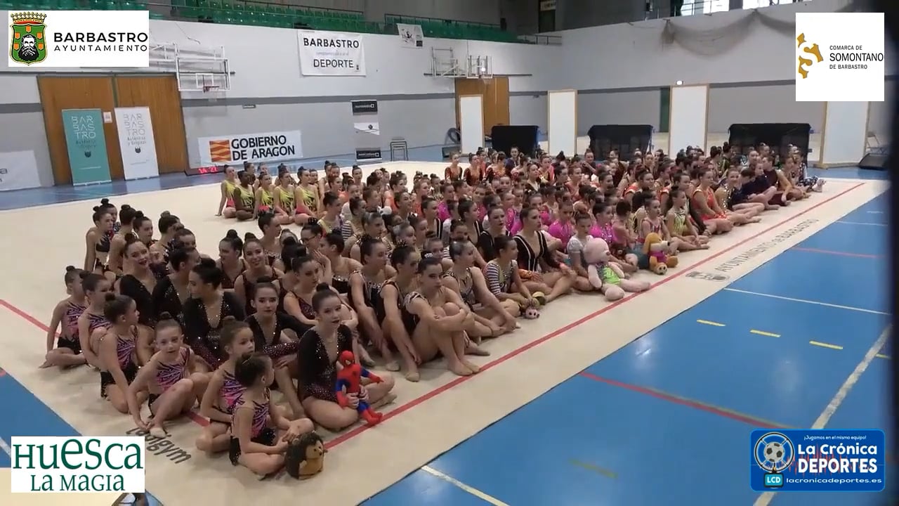 COMPETICIÓN Y ENTREGA DE PREMIOS (1ª Fase del Torneo de Promoción de Aragón de Gimnasia Rítmica) "Barbastro 25 y 26.Febrero.2023"