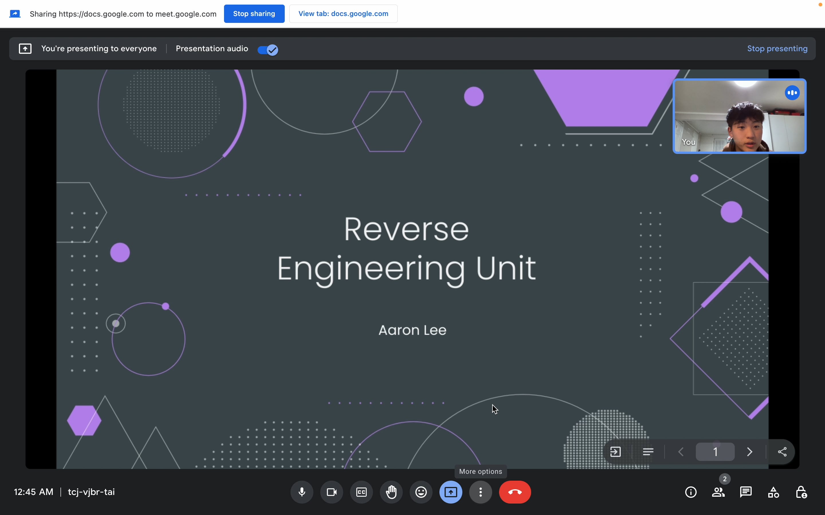Reverse Engineering Unit Recording.mov on Vimeo