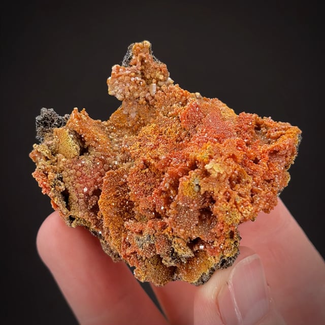 Vanadinite ps. Wulfenite