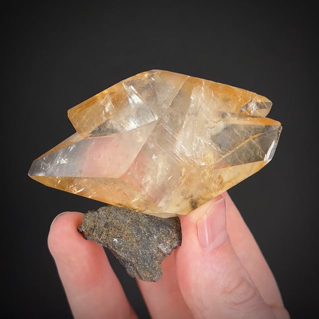 Calcite on Sphalerite