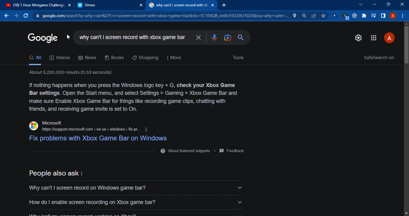 why-can-t-i-screen-record-with-xbox-game-bar-google-search-google