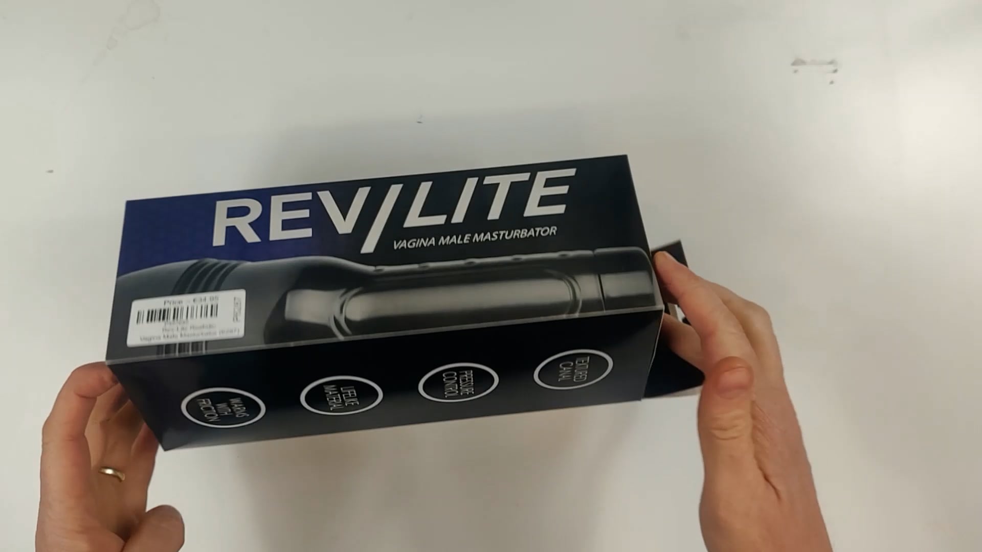 Rev-Lite Realistic Vagina Male Masturbator Masturbators PlayBlue Demo